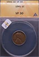 1941 VF 30 LINCOLN CENT