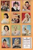 FILM STARS: 58 Scarce German Tobacco Cards (1933)