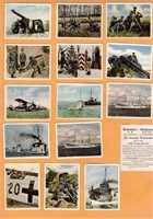 MILITARY: 81 Scarce German Tobacco Cards (1935)