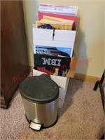 Trashcan office and craft supplies