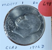 1976-D VARIETY I CLAD EISENHOWER DOLLAR