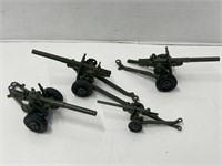 Dinky Toy Artillery and 3x Made in England The