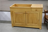 VERY SOLID HAND MADE PINE DRY SINK 44"X20"X33"