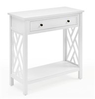COVENTRY CONSOLE TABLE W/ 1 DRAWER & SHELF