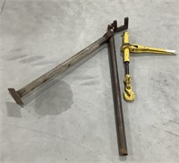 Chain ratchet binder w/ homemade metal