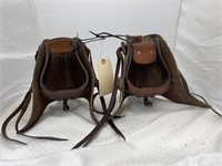 Pair of Stirrups w/Leather Guards