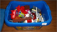 Bucket of LEGO 11" x 8" x 7"