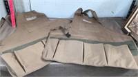 2 wood craft aprons