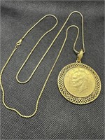 Bicentennial Half Dollar Necklace