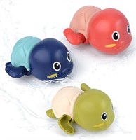 TOHIBEE Bath Toys, 3 Pack Cute Swimming Turtle