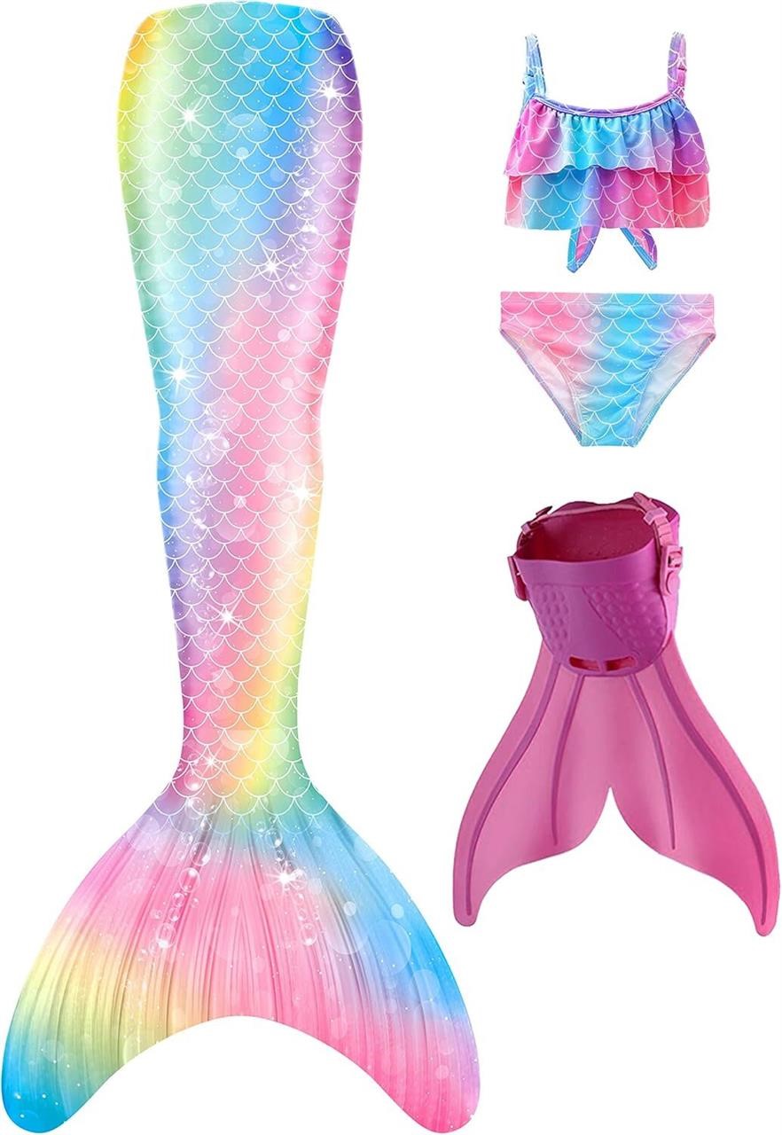 10-13Yrs DNFUN Mermaid Tails Pinkm1