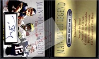 Tom Brady Man Myth Legend facsimile auto