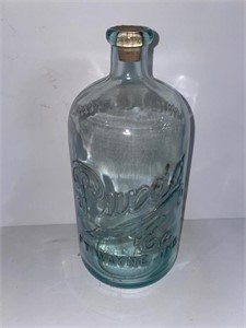 Vintage 1/2 Gallon Puraq Co. Bottle