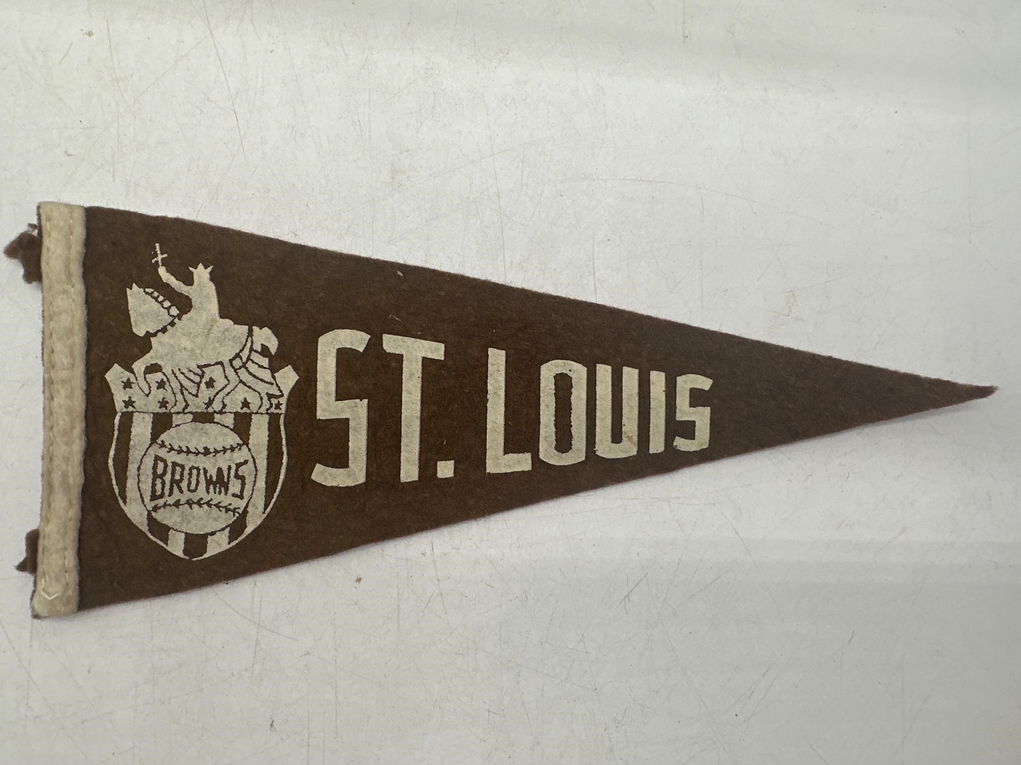 Vintage St. Louis Brown's mini pennant