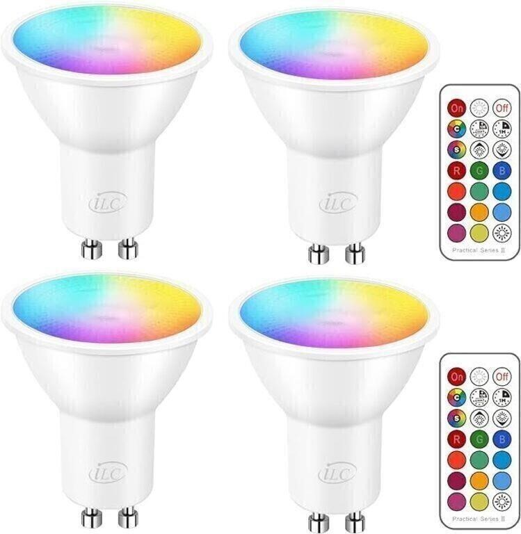 NEW GU10 LED Light Bulb Color Changing Pack of 4