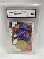 1997 PINNACLE MINT COIN AND CARD WAYNE GRETZKY