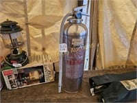HEAVY DUTY STAINLESS STEEL FIRE EXTINGUISHER