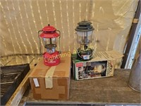TWO OUTDOOR COLEMAN LANTERNS