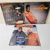 3 Rap Vinyl Album's in Shrink 90's