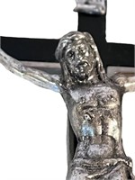 Beautiful Black & Silver Colored Crucifix