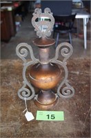 Vintage Monitor Stove Top Finial