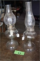 (2) Oil Lamps