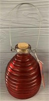 New Toland Large Red Glass Wasp/Hornet Trap