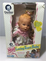NIB 1994 Gerber Loving tears Baby doll. 15in.