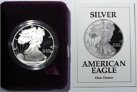 1992-S PROOF AMERICAN SILVER EAGLE