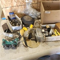 Stainless clamps, goggles, etc.