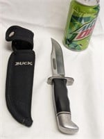 Buck 119T USA Hunting Knife w/ Sheath 10" long
