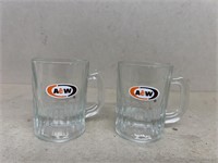A&W root beer mugs