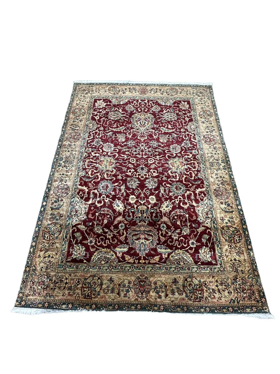 Hand Knotted Wool Rug