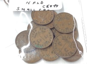 Newfoundland Lot Coins Small Cents