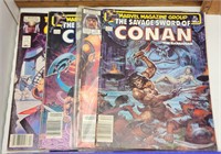 Lot of 4 Conan Comic Books