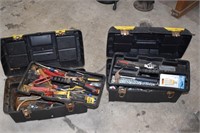 Two Tool Boxes with Contents