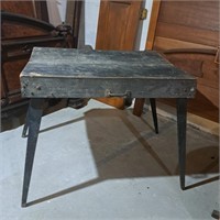 Military Style Folding Wood Camp/HQ Table