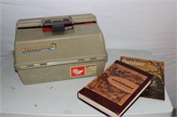 Fishing Tacklebox and Outdoor Books