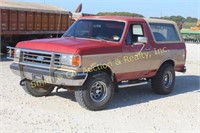 1991 FORD BRONCO 4X4 XLT