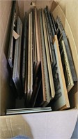 Huge box of Large Framed Art, Frames