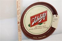 Vintage Schlitz metal tray original