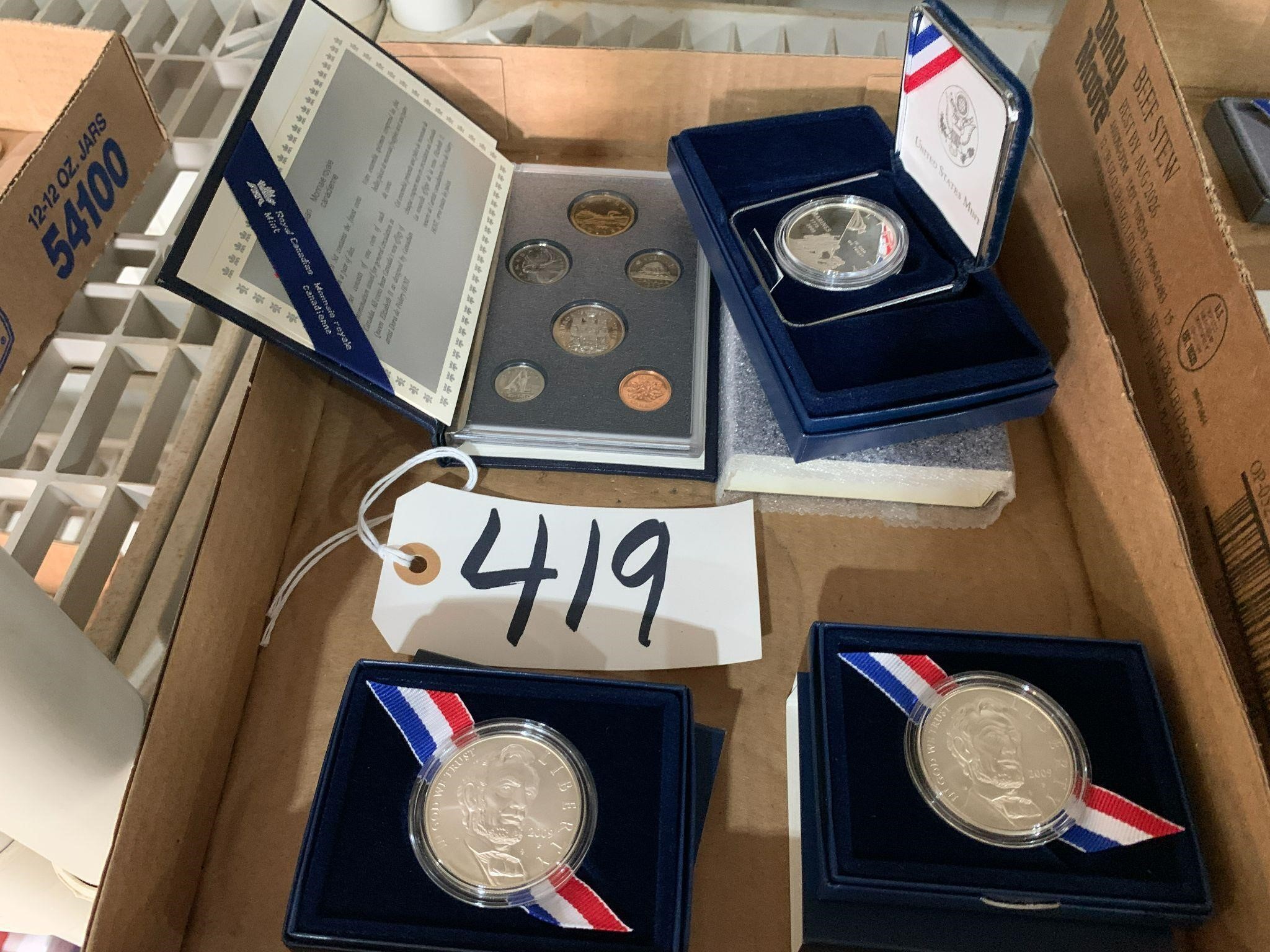 (3) Silver Dollars, Collector Coins
