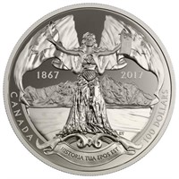 2017 $10 - 10 oz. Pure Silver Coin - Canadian Fede