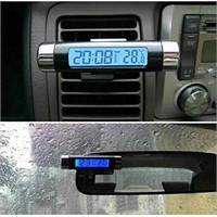 MACHSWON 2 in 1 Mini Car Digital Clock Vehicle