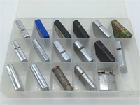 (17) Refillable Lighters and Container