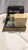 Piano phone, alarm clock, crystal paper weights