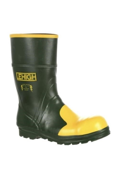 (1) LEHIGH Safety Steel Toe Waterproof Boots Sz 14