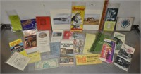 Lot of vintage vacation brochures, see pics