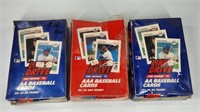 (3) 1991 LINE DRIVE BASEBALL - SEALED BOXES