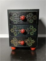 Contemporary Asian Jewelry Chest of Drawers